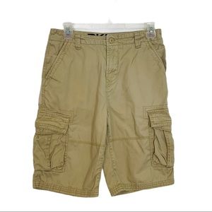 DKNY khaki boys cargo shorts size 16